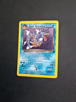 Pokemon Dark Gyarados Holo Card Team Rocket Series 8/82 lightly played - Image 2