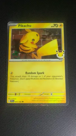 TRIPLE SWIRL Pikachu 051 /162 2026 Pokemon Day 30th Anniversary Promo Cosmos - Image 5