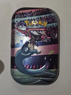 Pokemon TCG Galar Power Mini Tin Dragapult #887 w/ Art Card Empty - Image 1