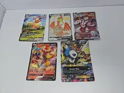Lot Of 5 Jumbo Pokemon Cards - Image 1