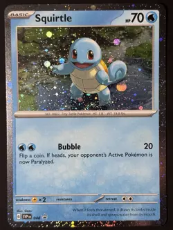 Fart Swirl 🌀 Pokemon Squirtle Cosmo Holo 048 Black Star Promo 151 Promo Rare NM - Image 4