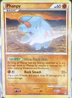 Phanpy 66/95 Common Call of Legends Pokemon Lightly Played - Image 2