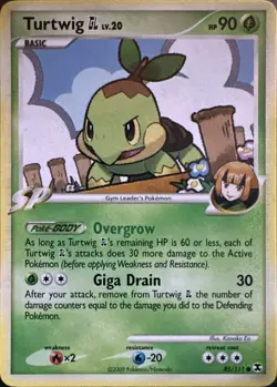 Turtwig GL 85/111 Common Rising Rivals Pokemon Lightly Played - Image 1
