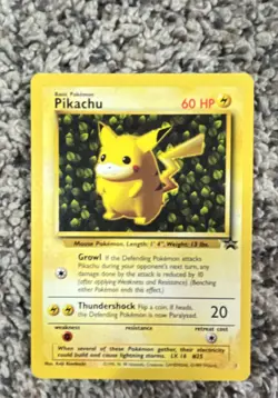 Pokemon TCG Pikachu Wizards Black Star Promos Regular Rare - Image 1