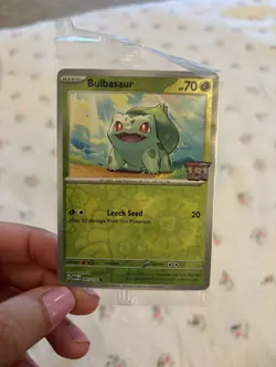 Pokemon 151 Stamped Bulbasaur 001 Scarlet & Violet Promo Best Buy SEALED - Image 1