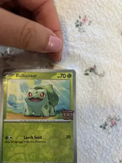 Pokemon 151 Stamped Bulbasaur 001 Scarlet & Violet Promo Best Buy SEALED - Image 3