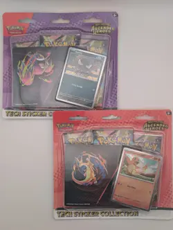 Lot of 2 Pokemon Ascended Heroes Tech Sticker Collections - New/Sealed/IN HAND! - Image 1