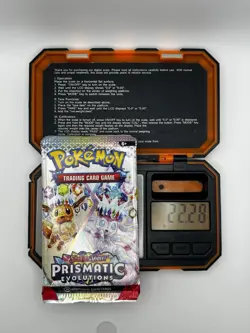 VERY HEAVY! GOD PACKUUU 22.28g Prismatic Evolutions Pokemon TCG Booster (SEALED) - Image 1