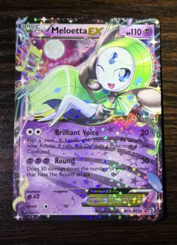 Meloetta EX RC11/RC25 Legendary Treasures Holo Ultra Rare HP110 Pokemon English - Image 1