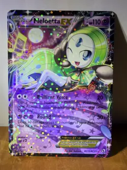 Meloetta EX RC11/RC25 Legendary Treasures Holo Ultra Rare HP110 Pokemon English - Image 2