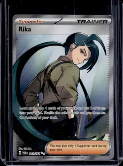 2023 Pokemon SV Paradox Rift Rika Full Art #241/182 - Image 1