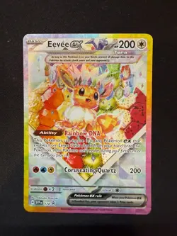 Pokemon Eevee EX #174 Prismatic Evolutions SPC Black Star Promo NM - Image 1