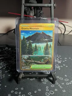 Pokemon Gravity Mountain 250/191 SV08: Surging Sparks Hyper Rare Full Art Holo - Image 1