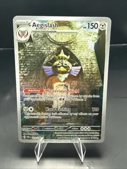 Pokemon Aegislash - Holo Illustration Rare SV04: Paradox Rift 210/182 NM - Image 2