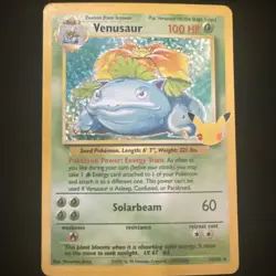 Venusaur 15/102 Classic Collection Celebrations: Classic Collection Pokemon NM - Image 1