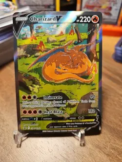 Charizard V SWSH260 - Black Star Promo Full Art Holo Pokemon TCG NM - Image 1