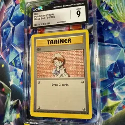 Pokemon Bill Base Set Shadowless 1st Edition Trainer PSA 9 91/102 1999 English - Image 2