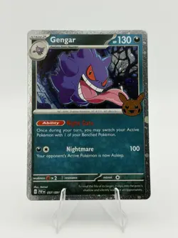 Pokemon TCG Gengar (Cosmos Holo) 057/091 Holo Trick or Trade BOOster 2024 NM - Image 1