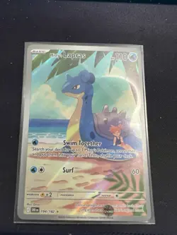 Pokemon TCG Misty's Lapras Destined Rivals 194/182 Illustration Rare - Image 1