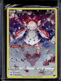 2023 Pokemon SWSH Crown Zenith Diancie Galarian Gallery #GG13/GG70 - Image 1