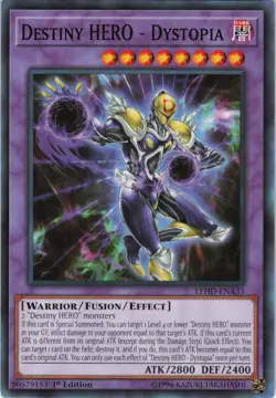 Destiny HERO - Dystopia LEHD-ENA33 Legendary Hero Decks Yu-Gi-Oh NM - Image 1