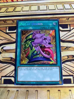 Yugioh Topf der Begierden RA01-EN056 Secret Rare - Image 1
