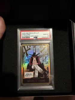 One Piece Japanese OP14 MIHAWK GOLD DON!! Alternate Art PSA 10 - Image 1
