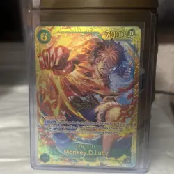 MONKEY D LUFFY OP13-118 Carrying On His Will SEC RARE Foil English 6 7000 - Image 1