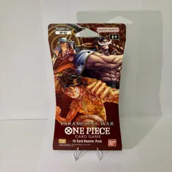 One Piece OP-02 Paramount War Sleeved Booster/ Blister Pack (ENGLISH) SEALED - Image 1