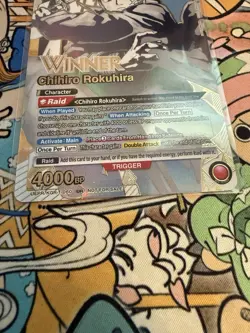 Chihiro Rokuhira (060) WINNER Kagurabachi Rare Battle Union Arena Union Rare - Image 3