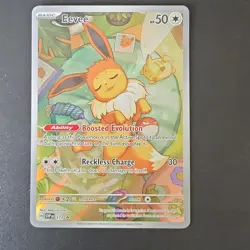 Pokemon Eevee 173 Sv: Scarlet & Violet Promo Holo 50 HP Boosted Evolution - Image 1