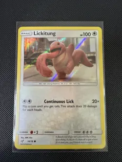 Detective Pikachu Pokemon TCG Lickitung 16/18 - Image 1