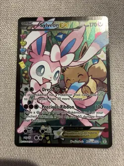 Sylveon EX RC32/RC32 Full Art Ultra Rare Pokemon Generations 2016 - Image 1