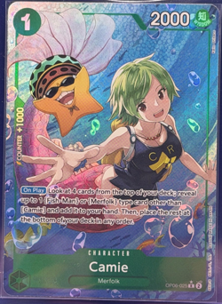 Camie Alt Art OP06-025 R Wings of the Captain One Piece Card Game NM - Image 1