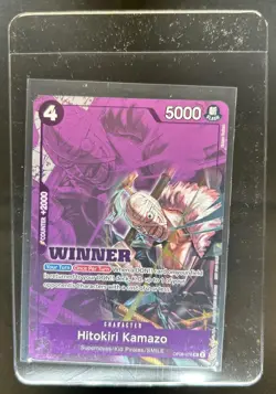 2025 One Piece Tournament Promos Winner Pack Hitokiri Kamazo #OP06-076 - Image 1