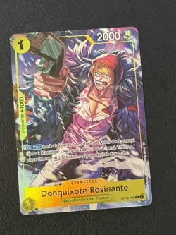 Donquixote Rosinante OP12-108 One Piece Illustration Promo Alt Art NM Pack Fresh - Image 1