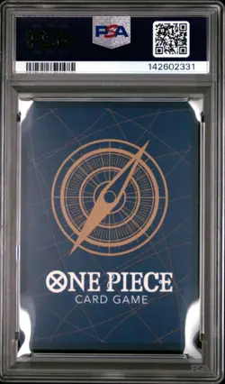 2025 One Piece OP12 EN Monkey D Luffy Alternate Art #015 PSA 10 GEM MINT - Image 2
