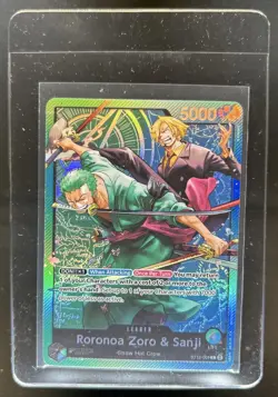 2024 One Piece Starter Deck Roronoa Zoro & Sanji Leader #ST12-001 - Image 1