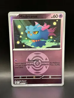 Dusk Ball Reverse Holo Misdreavus 085/217 - Pokemon Ascended Heroes Card - NM - Image 1