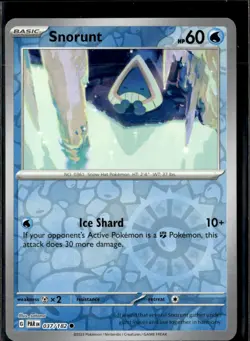 Pokemon Snorunt 037/182 Paradox Rift Reverse Holo Common 4 Card Lot - Image 1