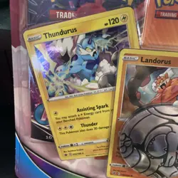 Pokemon TCG Tornadus Thundurus Landorus Cards 2 Booster Packs & Coin LOT Of 2 - Image 3