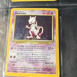 Pokemon TCG Holo Card Lot 6 - Mewtwo, Blastoise, Dragonite, Dark Charizard - Image 2