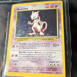Pokemon TCG Holo Card Lot 6 - Mewtwo, Blastoise, Dragonite, Dark Charizard - Image 3
