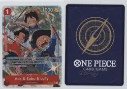 2025 One Piece Card Game: Carrying on His Will OP13 English Ace Sabo Luffy - Image 3