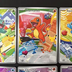 Pokemon 2026 First Partner Illustration Collection Series 1 Promo Set (9 Cards) - Image 3
