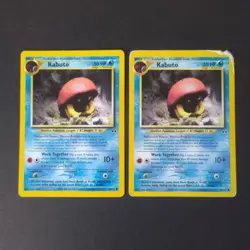 Pokemon Card TCG: Kabuto 56/75 x2 - Neo Discovery - Image 1