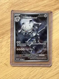 Pokemon TCG Steelix Illustration Rare Card Full Art Mega Evolution - Image 1