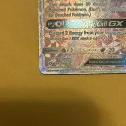 Pokemon Umbreon GX Full Art Secret Rare Holo SM Base Set 154/149 Card - Image 3