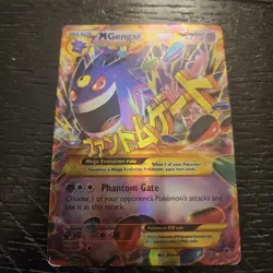 Pokemon M Gengar EX Mega Secret Rare Holo XY Phantom Forces 121/119 Card - Image 5