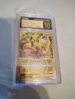 CGC Pristine 10 Giratina VSTAR 212/196 Secret Rare Lost Origin Pokemon Card - Image 1